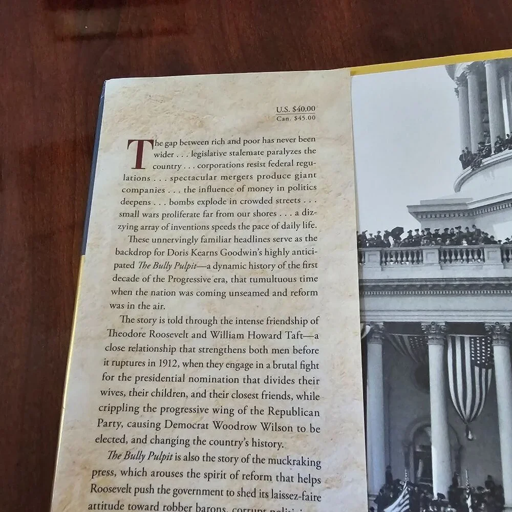 The Bully Pulpit Hardcover Book Doris Goodwin Pulitzer Prize Theodore Roosevelt